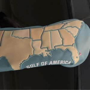 Golf of America Teal and Beige Headcover